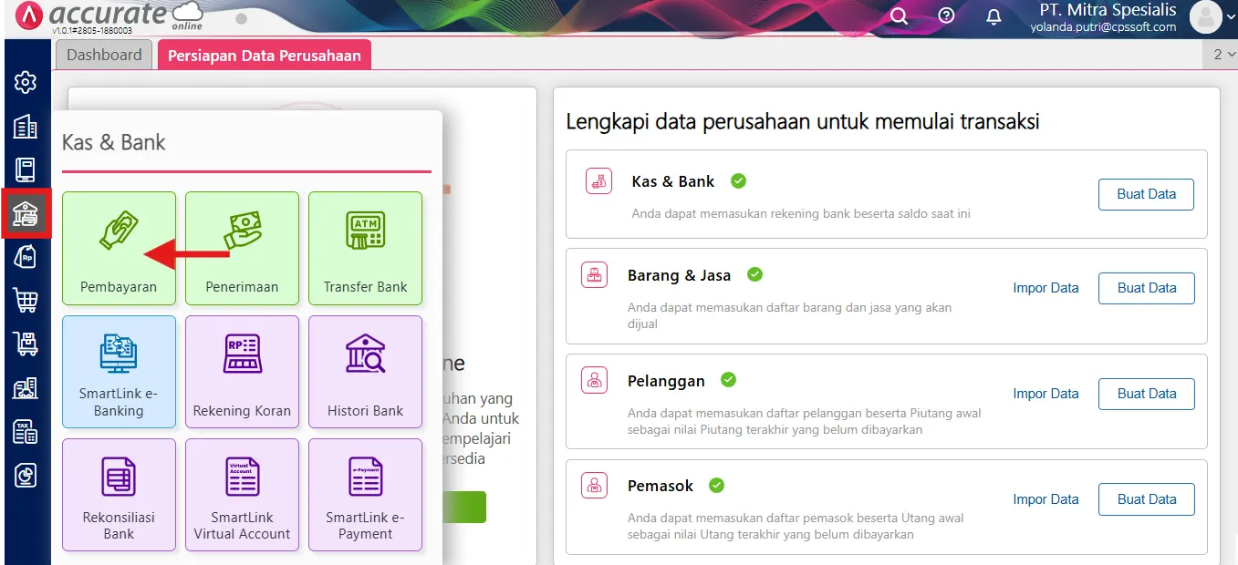5 Pengakuan biaya dimuka menggunakan fitur aset tetap